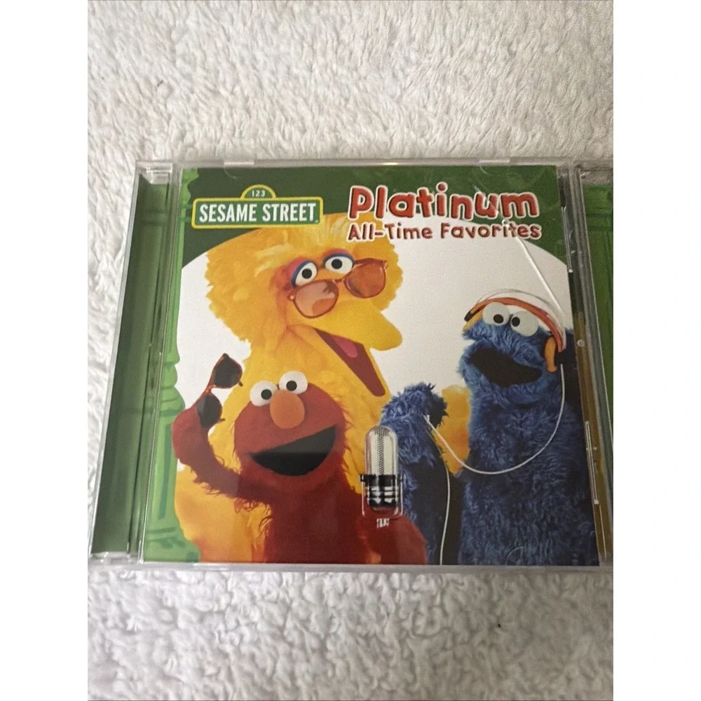 Sesame Street Platinum All-Time Favorites Best Of Elmo CD 2008 Lot Of 2 Big Bird